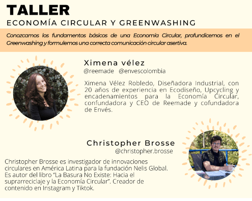 Asiste a nuestro taller de economía circular y greenwashing
