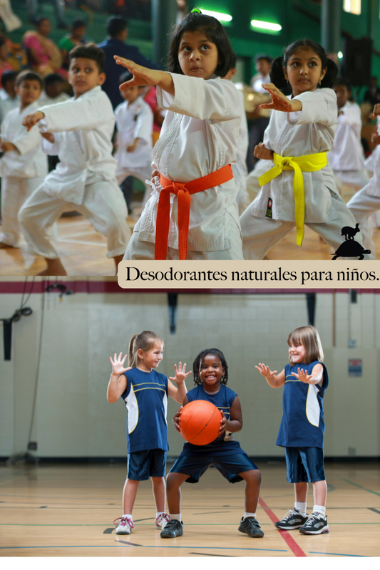 Los 5 mejores desodorantes naturales para niños