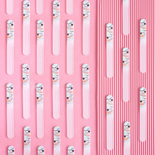 Lima de cristal bebés - La Tortuga y La Liebre