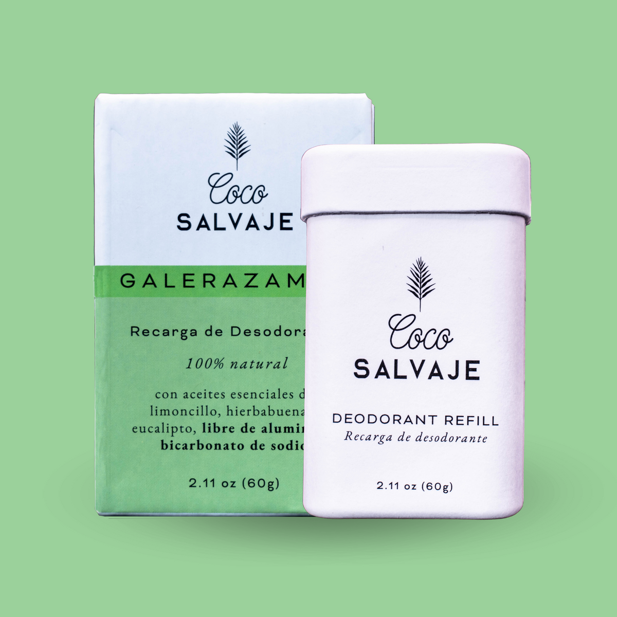 Desodorante Natural en Barra - Coco Salvaje