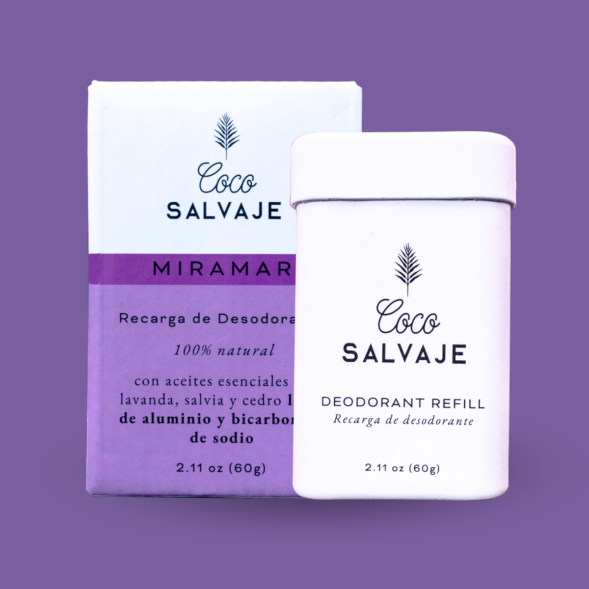 Desodorante Natural en Barra - Coco Salvaje