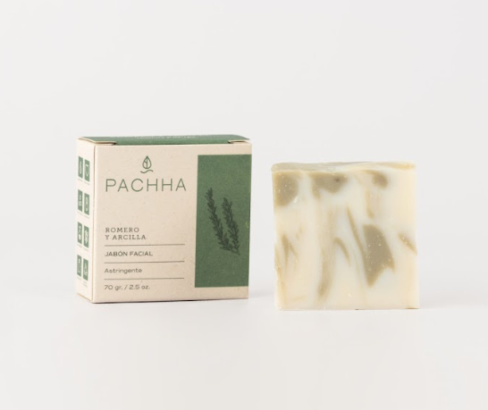 Jabón Facial - Romero y Arcilla