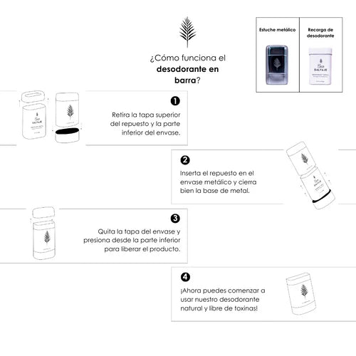 Estuche desodorante en barra - Coco Salvaje