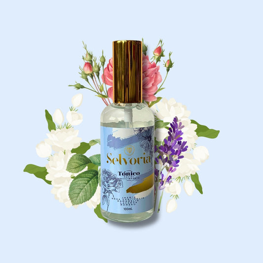 Tónico facial equilibrante de Selvoria con herbas y plantas