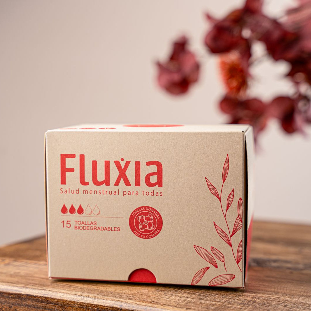 Kit Toallas Higiénicas Biodegradables - Fluxia
