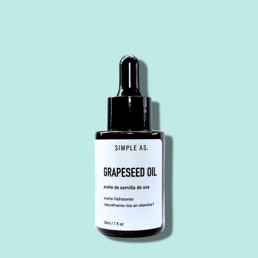 Aceite de Semilla de Uva con fondo plano