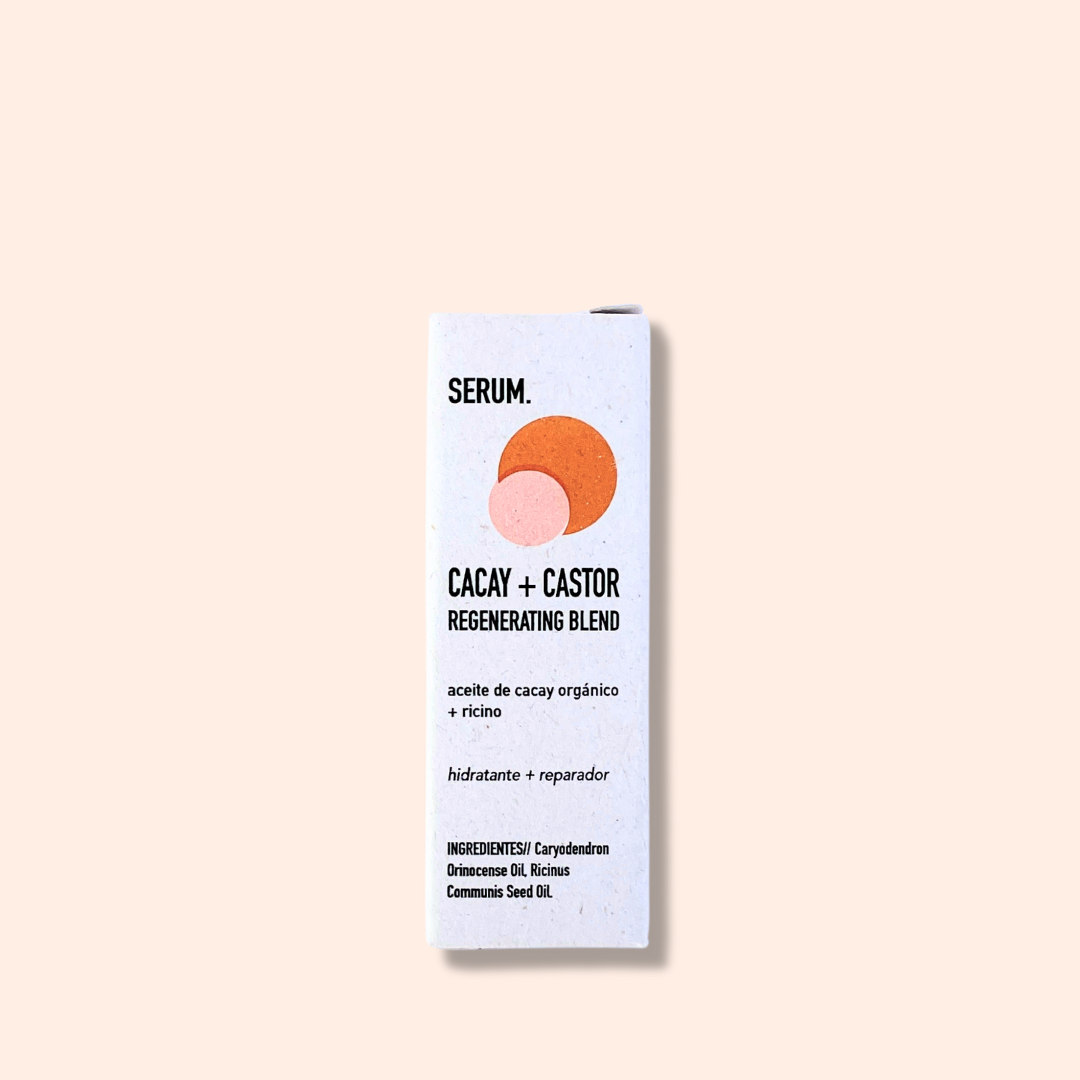 caja de aceite para uñas y pestañas.