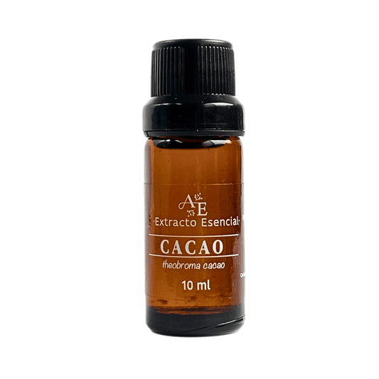 Extracto de cacao Ananda con fondo plano color blanco