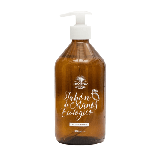 Jabón Líquido de Biogar con fondo blanco