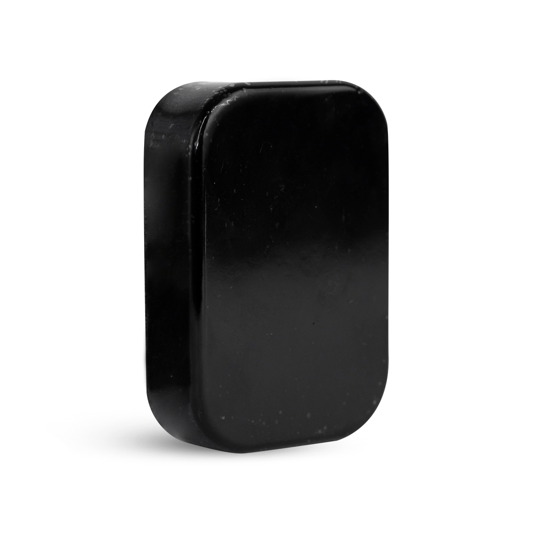 el Jabón Facial con carbon activado de botanikalia sin su caja con fondo plano