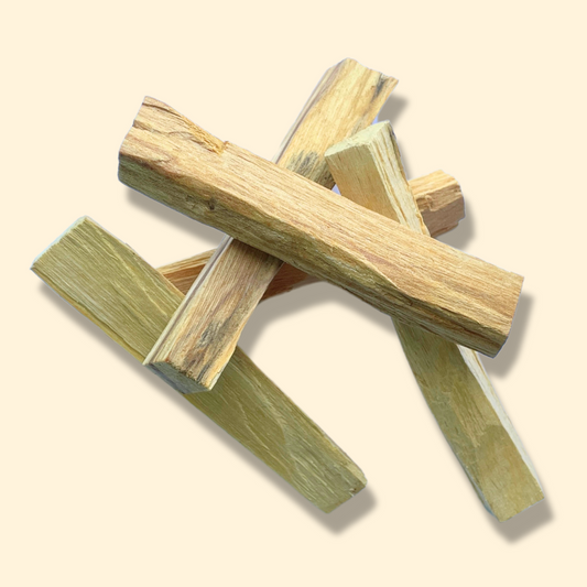 varios barra de palo santo con fondo plano