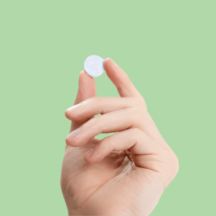 pastilla recarga desinfectante cloro organico - reset en mano