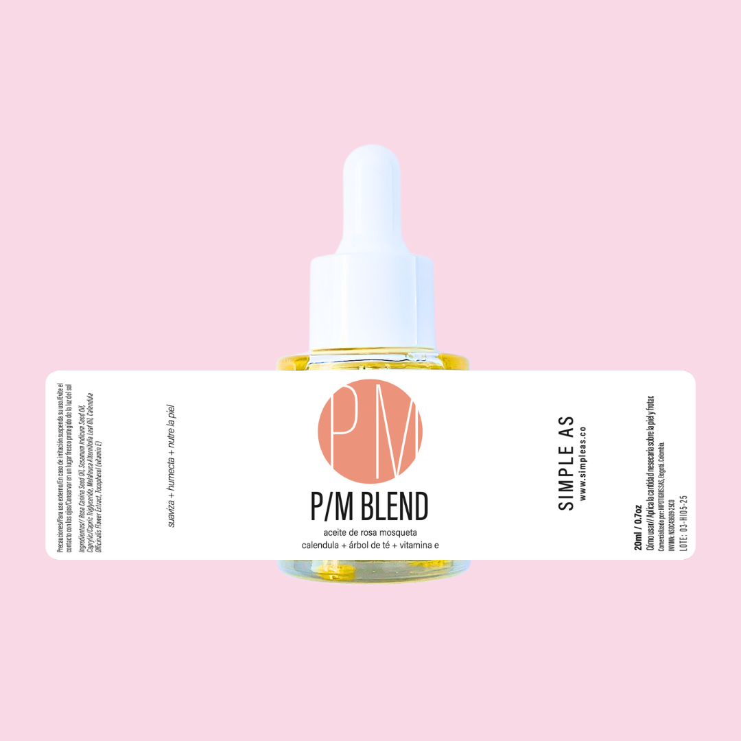 Serum Facial Reparador Noche PM Blend - Simple As