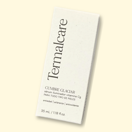 la caja del vitamina C de termalcare con fondo plano.