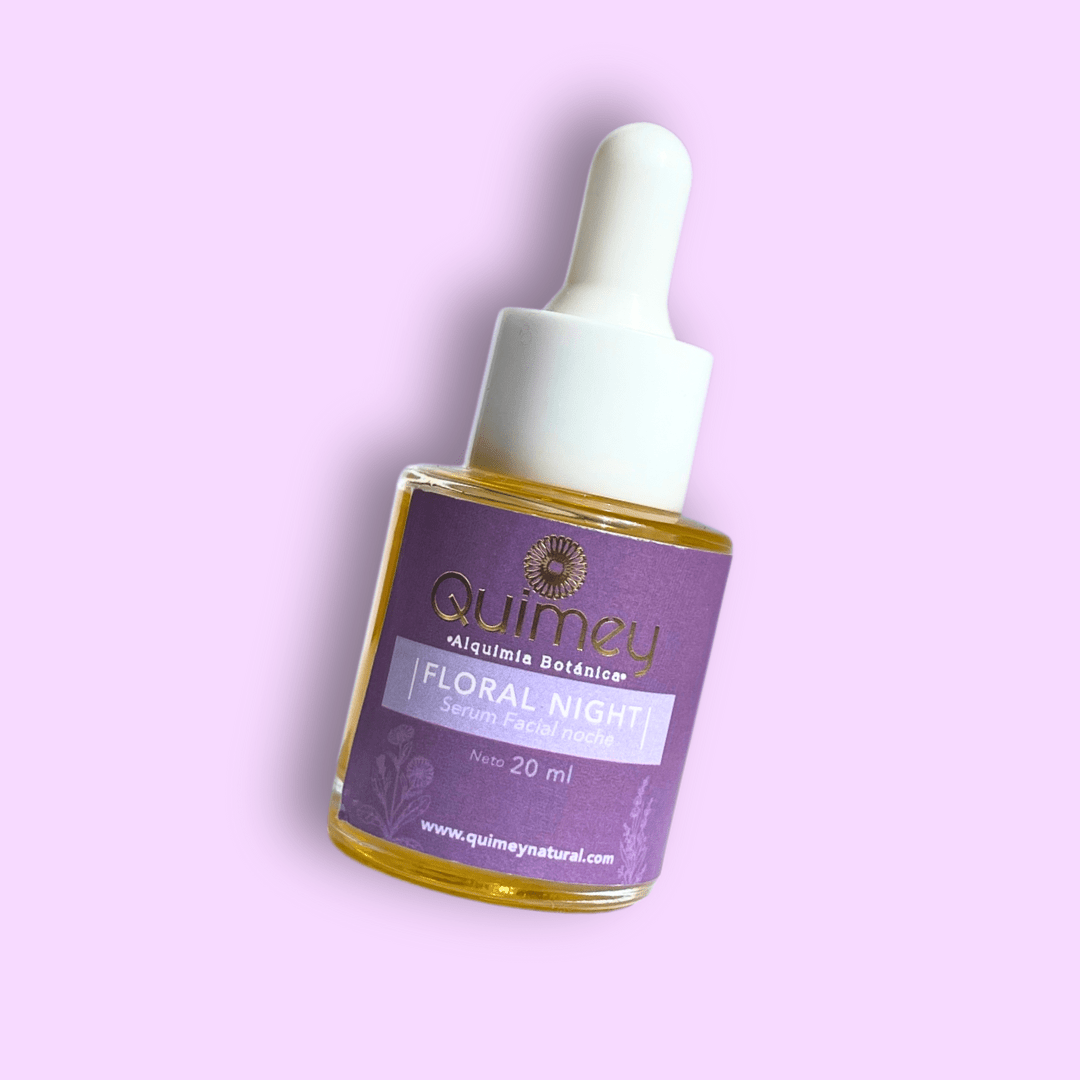 Sérum Facial del noche de quimey con fondo plano