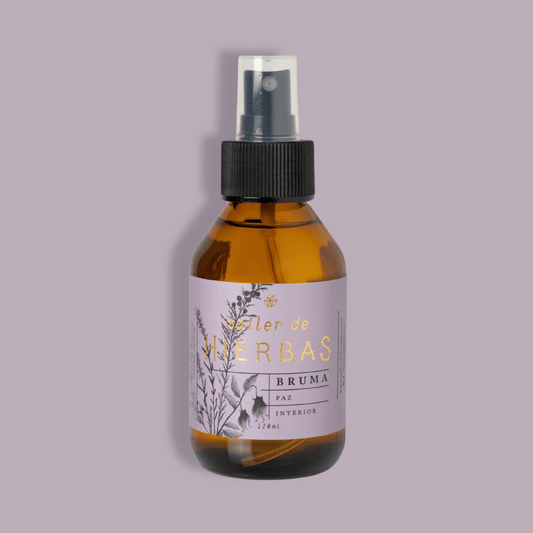 Bruma Natural paz interior deTaller de hierbas con fondo plano