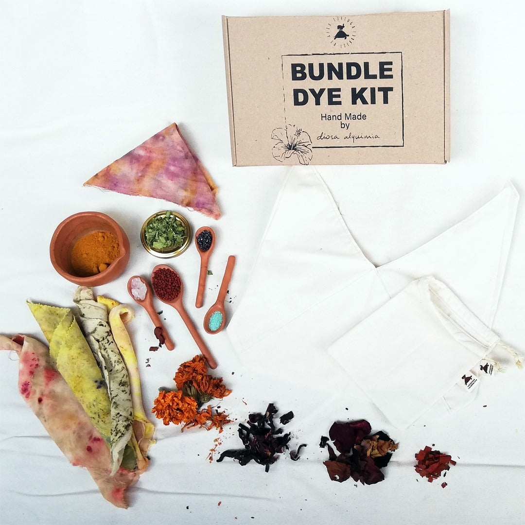 Bundle dye kit & guía digital Kits + Gifts - La Tortuga y La Liebre Tienda zero waste cero basura Bogota Colombia