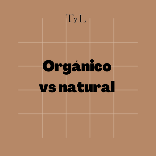 Orgánico vs natural