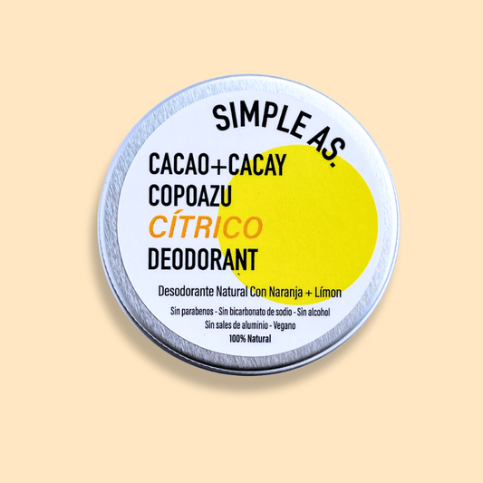Desodorante Natural 50g - Simple As, Desodorante Crema, Simple As, La Tortuga y La Liebre