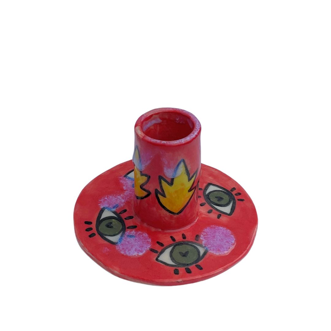 Candelabro cerámica