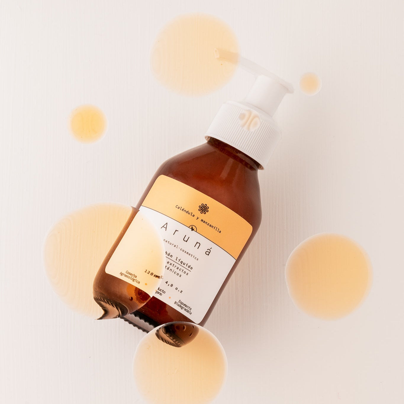 Jabón facial limpiador caléndula y manzanilla - Aruná