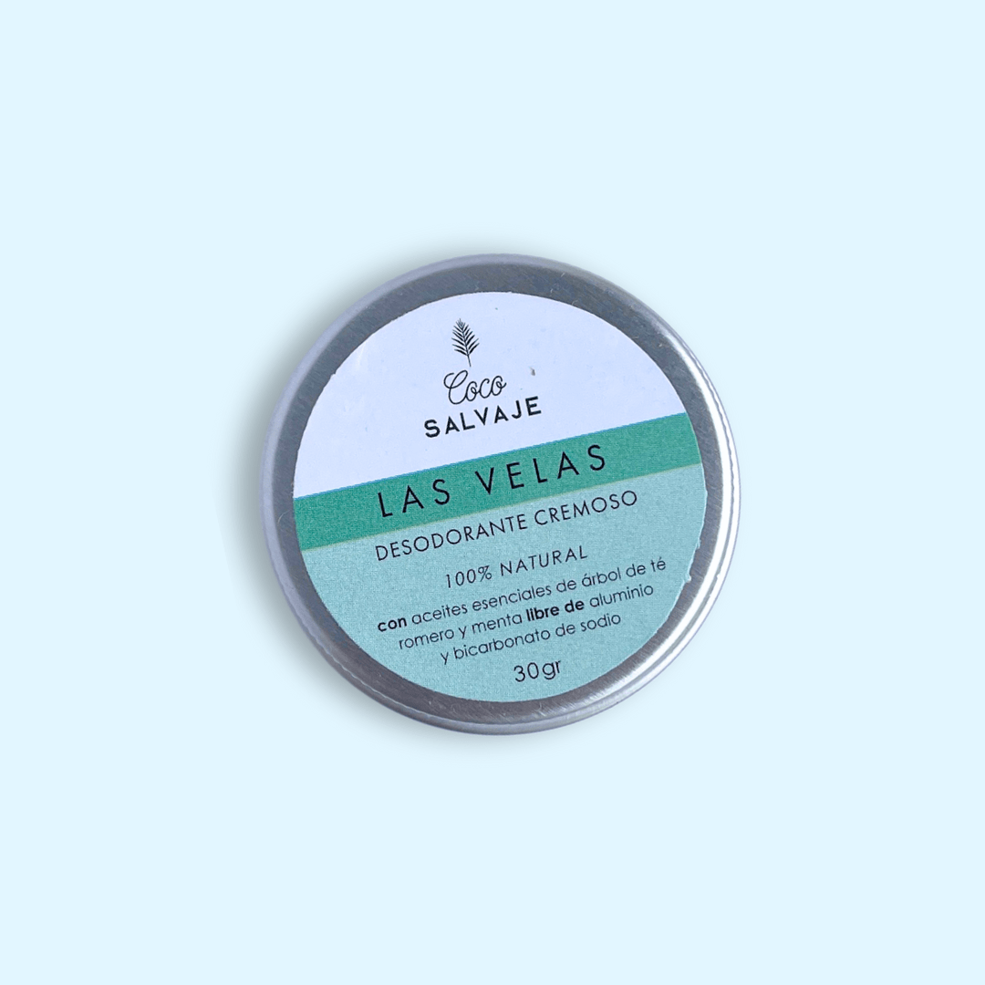 desodorante de coco las vellas colpipe de 30g con fondo plano 