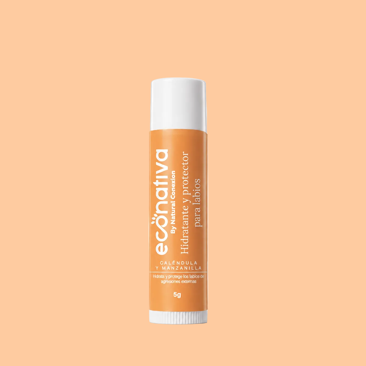 balsamo labial de calendula econativa fondo plano