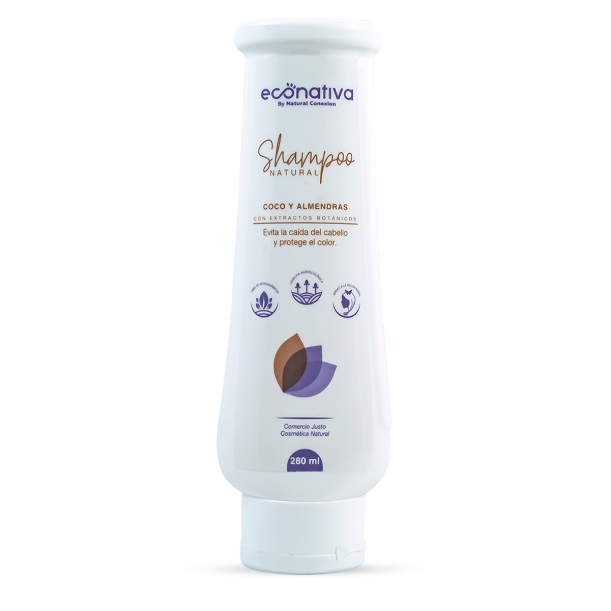 Shampoo líquido coco y almendra nutritivo- Econativa