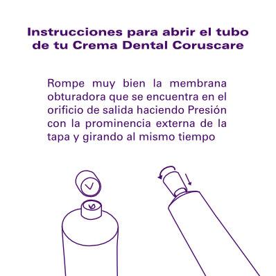como abrir el crema dental sin flúor de denti essence