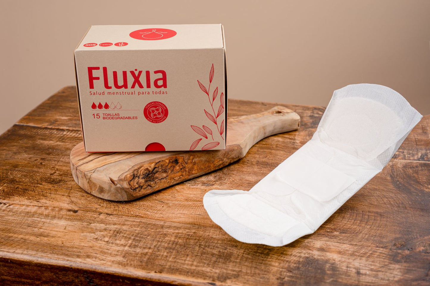 Kit 10 Toallas Higiénicas Biodegradables - Fluxia