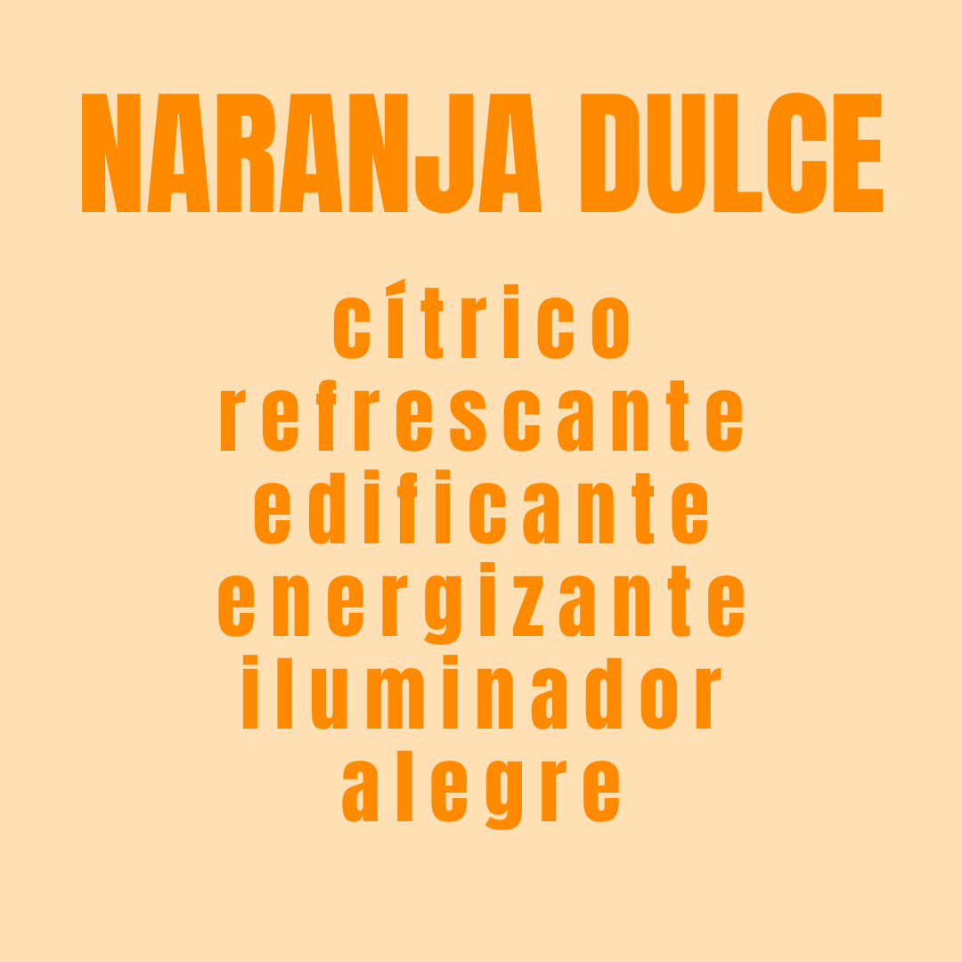 listo de beneficios de aceite esencial de naranja. 