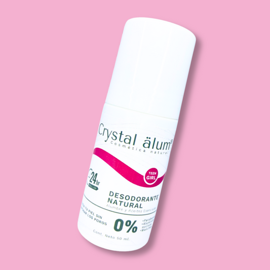 Desodorante Natural Alumbre Niña Roll On de Natural Roka con fondo plano