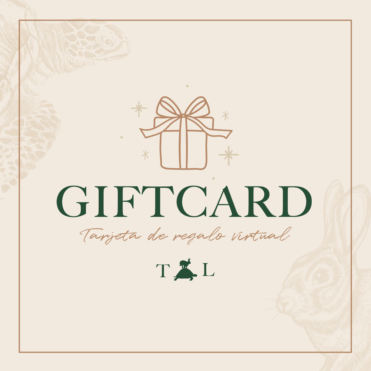 La tortuga y La liebre Gift Card / tarjeta de regalo - La Tortuga y La Liebre